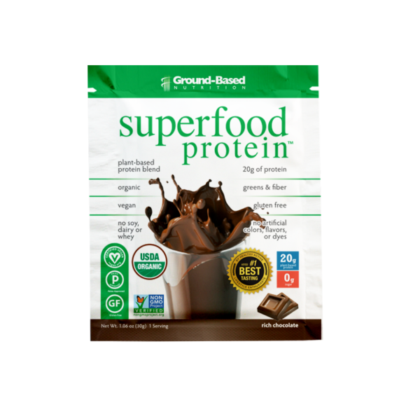 ground based nutrition superfood protein sample