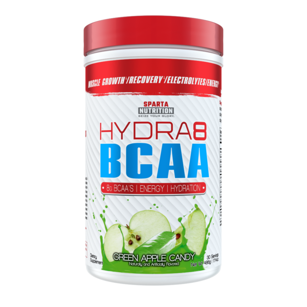 sparta nutrition hydra8 bcaa green apple