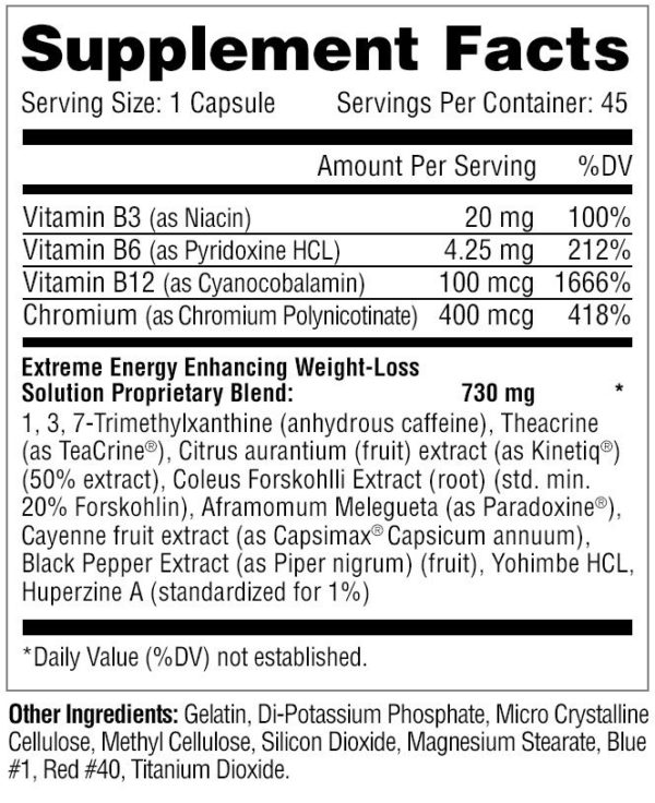 Metabolic Nutrition StimuKal Thermogenic Fat Burner - Image 2