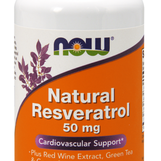 NOW Foods Natural Resveratrol 50mg