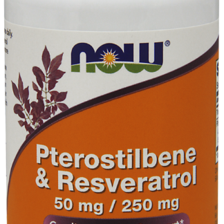 NOW Foods Pterostilbene & Resveratrol 50 mg/250 mg Veg Capsules