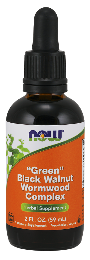 NOW Foods "Green" Black Walnut Wormwood Complex Liquid