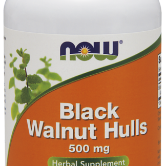 NOW Foods Black Walnut Hulls 500 mg Capsules