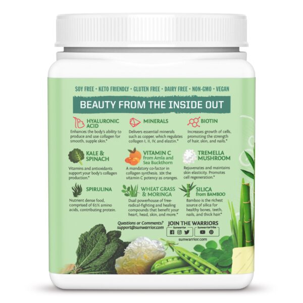Sunwarrior Pina Colada Beauty Greens Collagen - Image 3