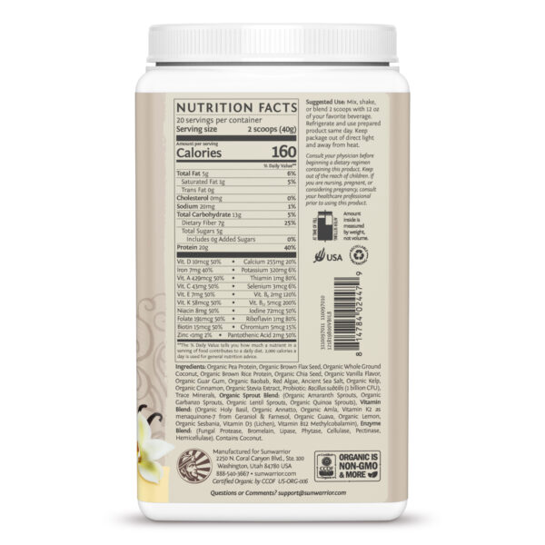 Sunwarrior Illumin8 Meal Replacement - Image 3